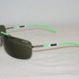 New Diesel Silver & Green Sunglasses: Mod. 0016 & Case