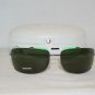 New Diesel Silver & Green Sunglasses: Mod. 0016 & Case