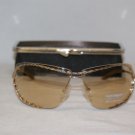 Brand New Laura Biagiotti Gold Sunglasses: Mod. 85411 (495) & Case