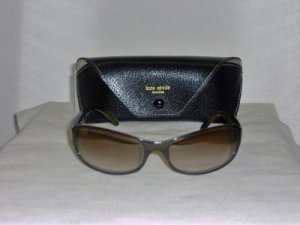 Brand New Kate Spade Green Sunglasses: Mod. Scarlet 61-17 & Case