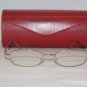 Brand New Valentino Gold Eyeglasses: Mod. 5287 48-18 & Case With Crystals