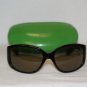 New Kate Spade Dark Tortoise Sunglasses Mod Heidi &Case