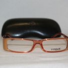 Brand New Vogue Orange Eyeglasses: Mod. 2537-B (1594) 50-15 & Case