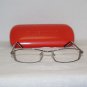 New Valentino Shiny Silver Eyeglasses: Mod. 5255 (007L) & Case