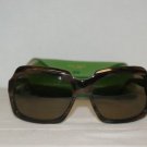 Brand New Kate Spade Brown Horn Sunglasses: Mod. Faith (FA6P) & Case