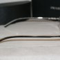 Brand New Prada Shiny Silver Eyeglasses: Mod. VPR 59M (6BA-1O1) 54-17 & Case
