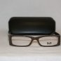Brand New D&G Dolce & Gabbana Brown Eyeglasses: Mod. 1147 50-16 & Case