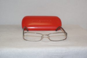 Brand New Valentino Silver Eyeglasses: Mod. 5479 & Case