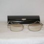 New Saks Fifth Avenue Silver Sunglasses: Mod. 16 & Case
