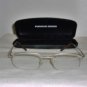 Brand New Porsche Gold Eyeglasses: Mod. 7002 & Case