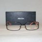 New Prada Black & Pink Eyeglasses: Mod. VPR 60L & Case