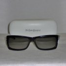 Brand New Yves Saint Laurent Black Sunglasses: Mod. 6058 & Case