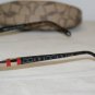 New Coach Light Brown Titanium Eyeglasses: Mod. Leslie (212AF) 53-16 & Case