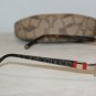 New Coach Light Brown Titanium Eyeglasses: Mod. Leslie (212AF) 53-16 & Case