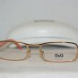 New D&G Dolce & Gabbana  Shiny Gold Eyeglasses: Mod. 5032 (197) 51-17 & Case