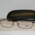 Brand New Ray Ban Brown Eyeglasses: Mod. 6205 (2531) 51-17 & Case
