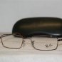 Brand New Ray Ban Brown Eyeglasses: Mod. 6205 (2531) 51-17 & Case