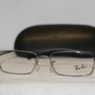 Brand New Ray Ban Silver Eyeglasses: Mod. 6205 (2502) 51-17 & Case
