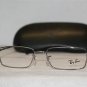 Brand New Ray Ban Silver Eyeglasses: Mod. 6205 (2502) 51-17 & Case