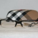 Brand New Burberry Shiny Black Eyeglasses: Mod. 8456 (RS7) 52-18 & Case