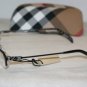 Brand New Burberry Shiny Black Eyeglasses: Mod. 8456 (RS7) 52-18 & Case