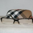 Brand New Burberry Dark Havana Eyeglasses: Mod. 8456 (RS8) 52-18 & Case