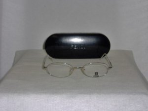 Brand New Fendi Palladium Eyeglasses: 502 & Case