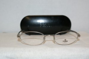 Brand New Fendi Palladium Eyeglasses: Mod. 551 & Case