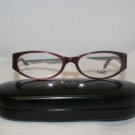 Brand New Fendi Plum Eyeglasses: Mod. 593 & Case
