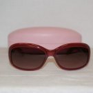Brand New Juicy Couture Wine Sunglasses: Mod. Sweet Pea (EG9) 56-16 & Case