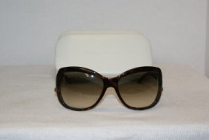 B. New Marc Jacobs Tortoise Sunglasses: Mod. 146 & Case