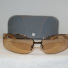 B. New Miu Miu Gold Sunglasses: Mod. SMU 55E & Case