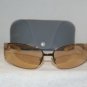 B. New Miu Miu Gold Sunglasses: Mod. SMU 55E & Case