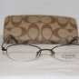 Brand New Coach Black Eyeglasses: Mod. Sherri & Case