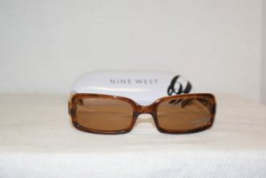 B. New Nine West Brown Sunglasses: Mod. Rochelle & Case