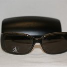 B. New Calvin Klein Green Sunglasses: Mod. 3066 & Case