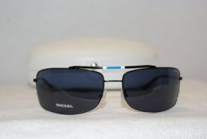 Brand New Diesel Black Sunglasses: Mod. 0016 & Case