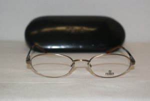 Brand New Fendi Matte Bronze Eyeglasses: Mod. 551 & Case