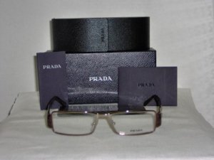 Brand New Prada Bronze Eyeglasses: Mod. VPR 71I & Case