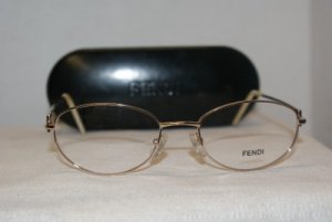 Brand New Fendi Gold Eyeglasses: Mod. 570 & Case