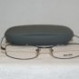 B. New Miu Miu Gunmetal Eyeglasses: Mod. VMU 62A & Case
