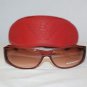 B. New Emporio Armani Red Sunglasses: Mod. 9066 & Case
