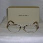 Brand New Burberry Gold Eyeglasses: Mod. 1014 & Case