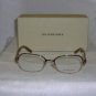 Brand New Burberry Gold Eyeglasses: Mod. 1014 & Case