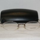 Brand New Calvin Klein Dark Brown Eyeglasses: Mod. 161 (509) 48-19 & Case