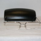 B. New Calvin Klein Silver Eyeglasses: Mod. 378 & Case