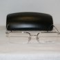 B. New Calvin Klein Silver Eyeglasses: Mod. 378 & Case