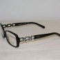 Brand New Prada Shiny Black Eyeglasses: Mod. VPR 13M (1AB-1O1) 53-16 & Case