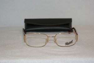 Brand New Persol Gold Eyeglasses: Mod. 2309-V & Case