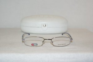 Brand New Diesel Silver Eyeglasses: Mod. Kloan & Case